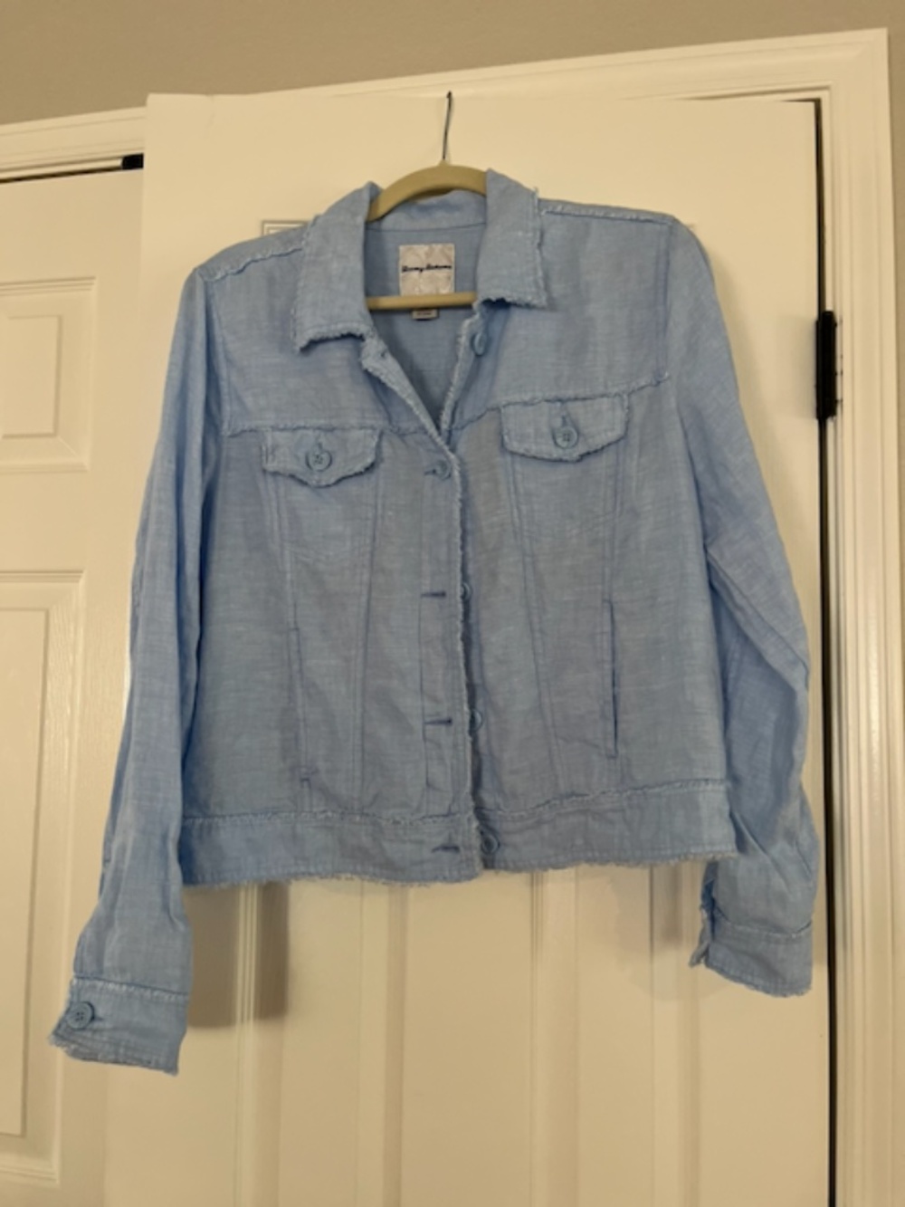 Tommy Bahama Two Palms Linen Jacket - Light Sky